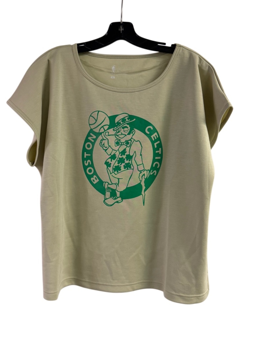 NWT NBA Women’s Boston Celtics Beige Top Size XL